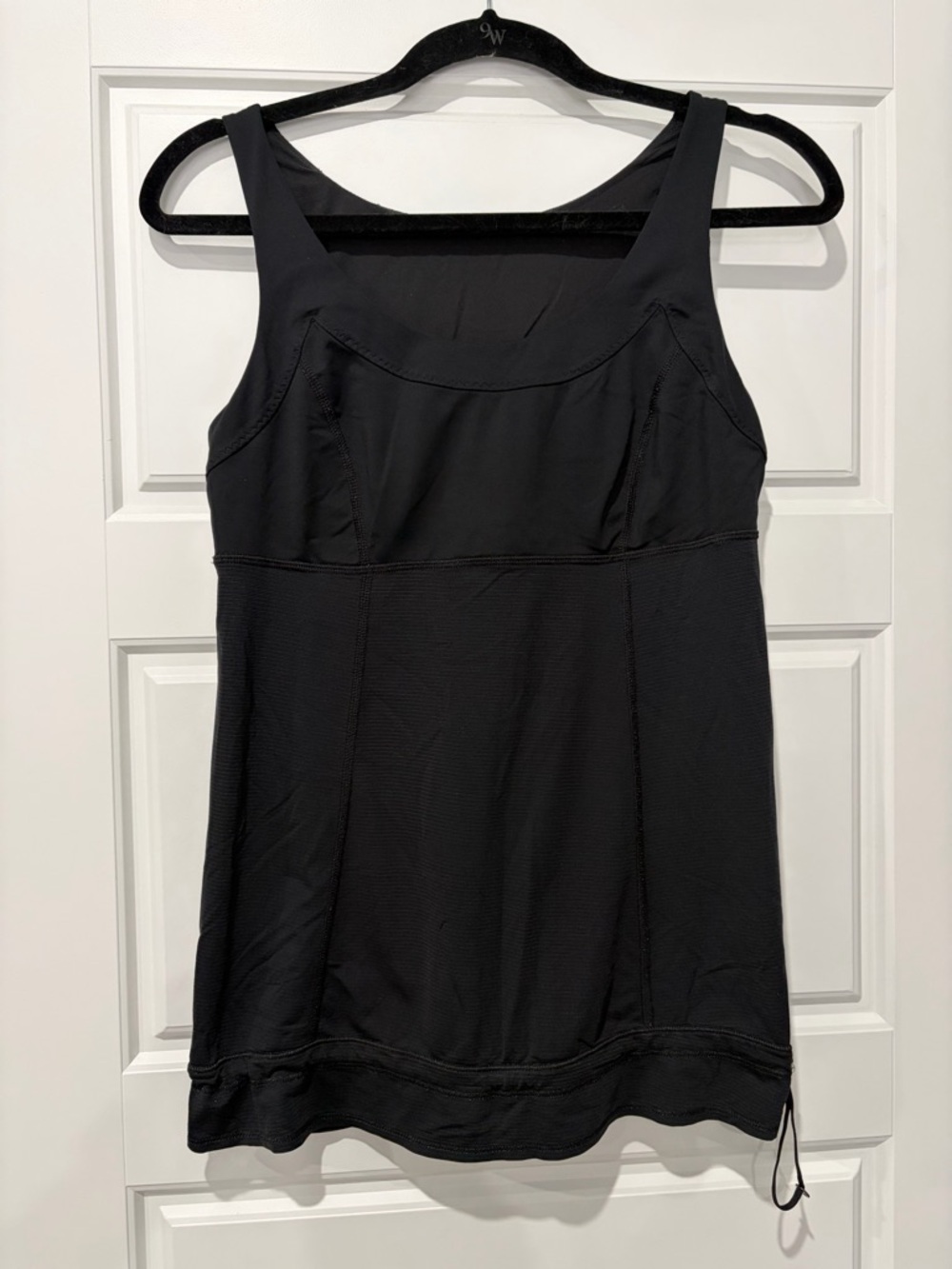 lululemon athletica Black Tank Top with Shelf Bra